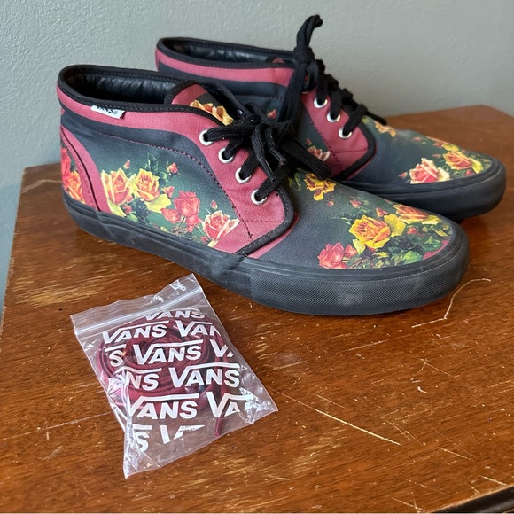 VANS X SUPREME X JEAN PAUL GAULTIER collab Chukka Pro Sneaker Men's 12 red black - Picture 6 of 13